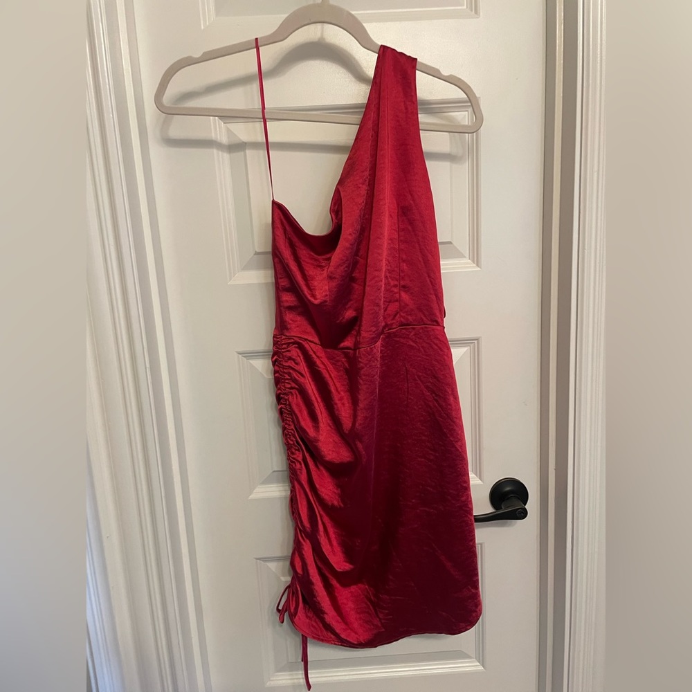 Pink/ Fusia silky dress
